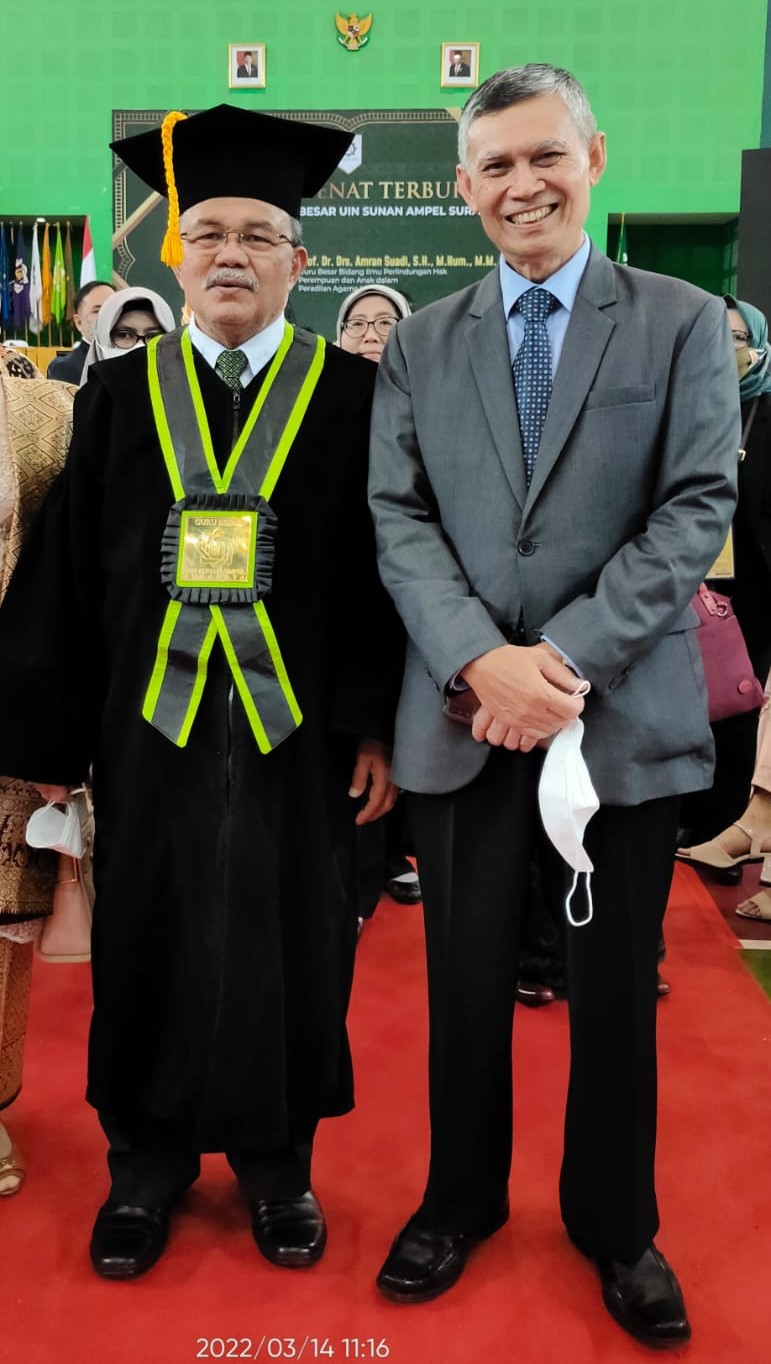 Pengukuhan Guru Besar Prof. Dr. H. Amran Suadi, S.H., M.M., M.Hum. di UINSA Surabaya
